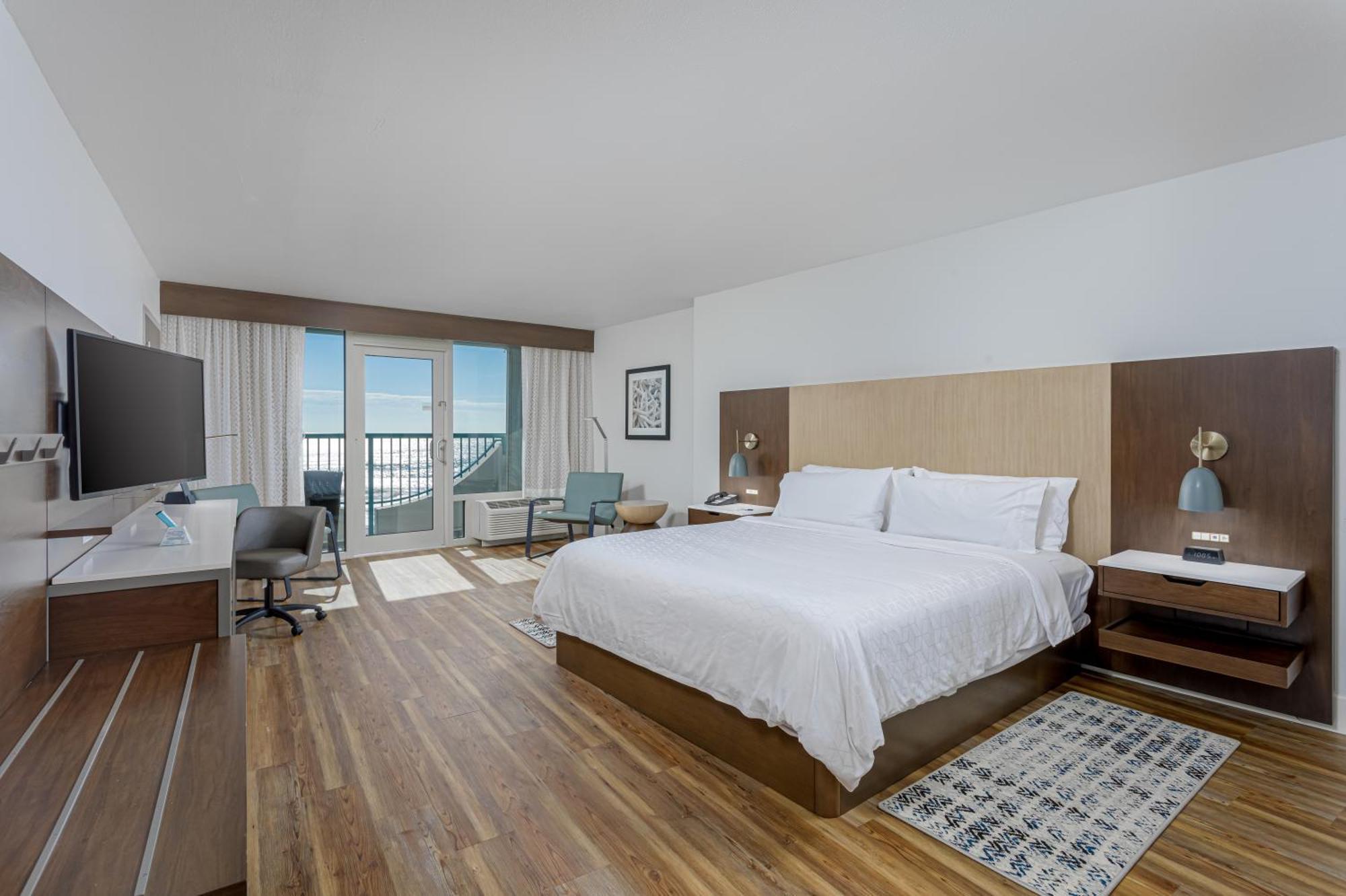 Standard King Room Roll Shower Mobility Accessible