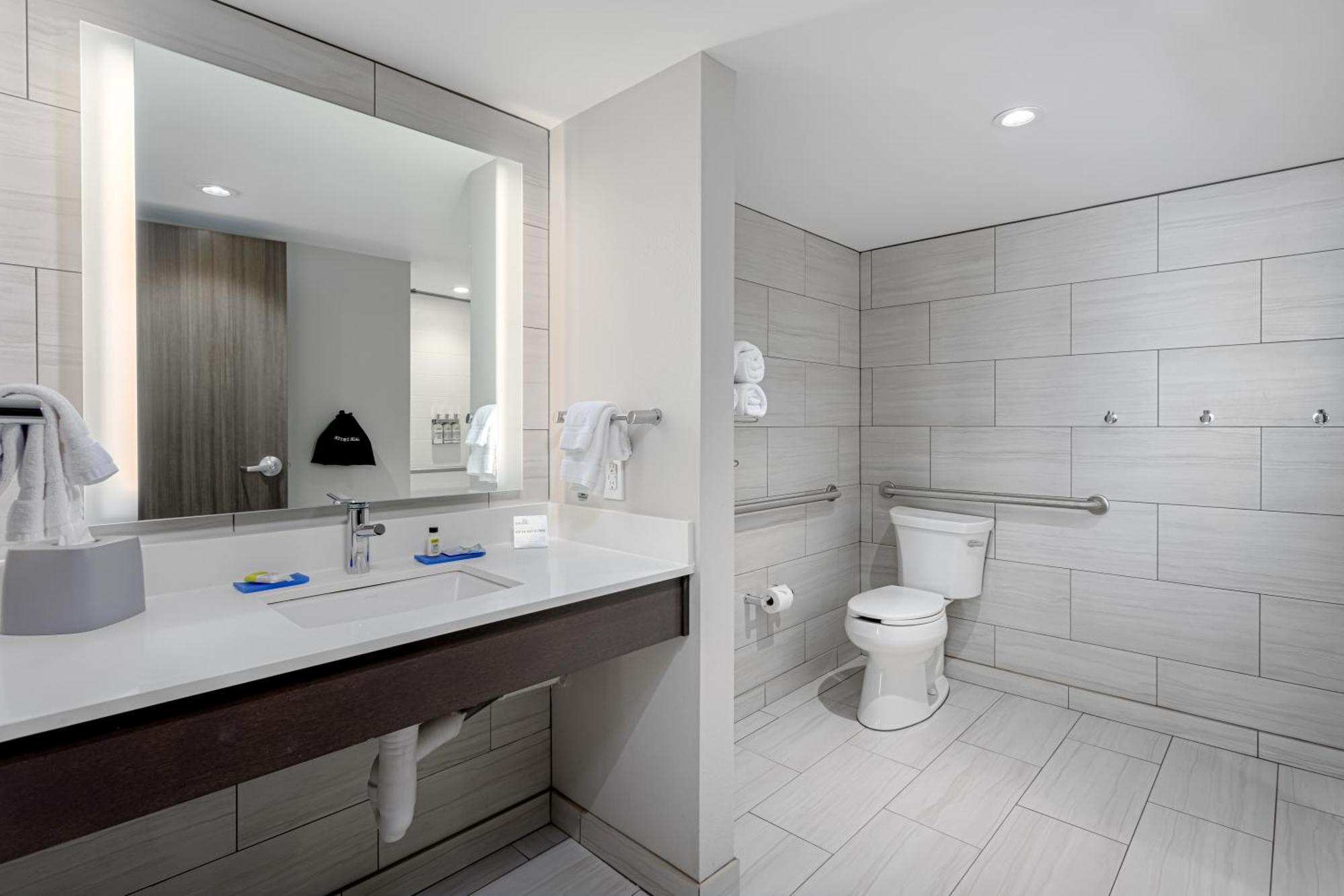 Standard King Room Roll Shower Mobility Accessible
